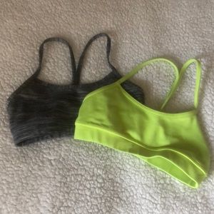 Bundle of two flow Y bra size 2 by Lululemon